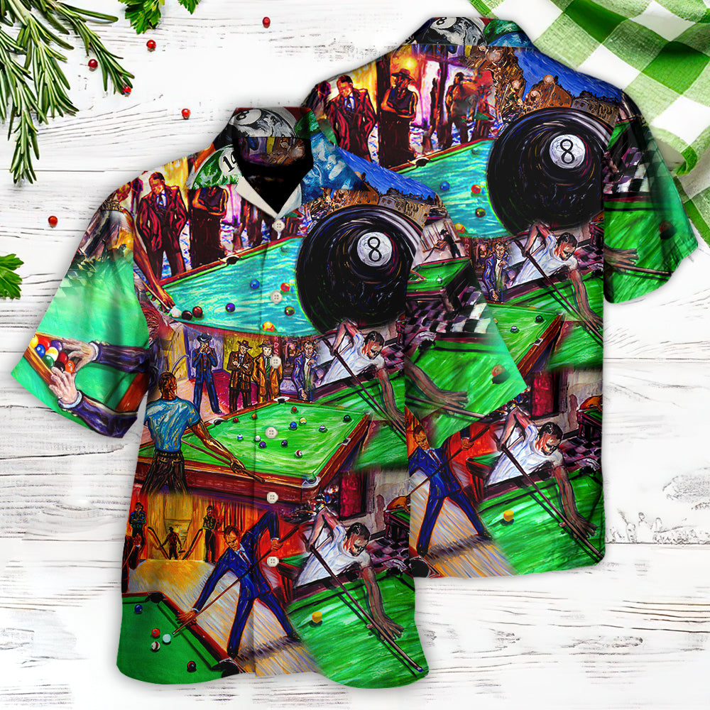 Billiard Rack Em Up I'm So Cool - Hawaiian Shirt