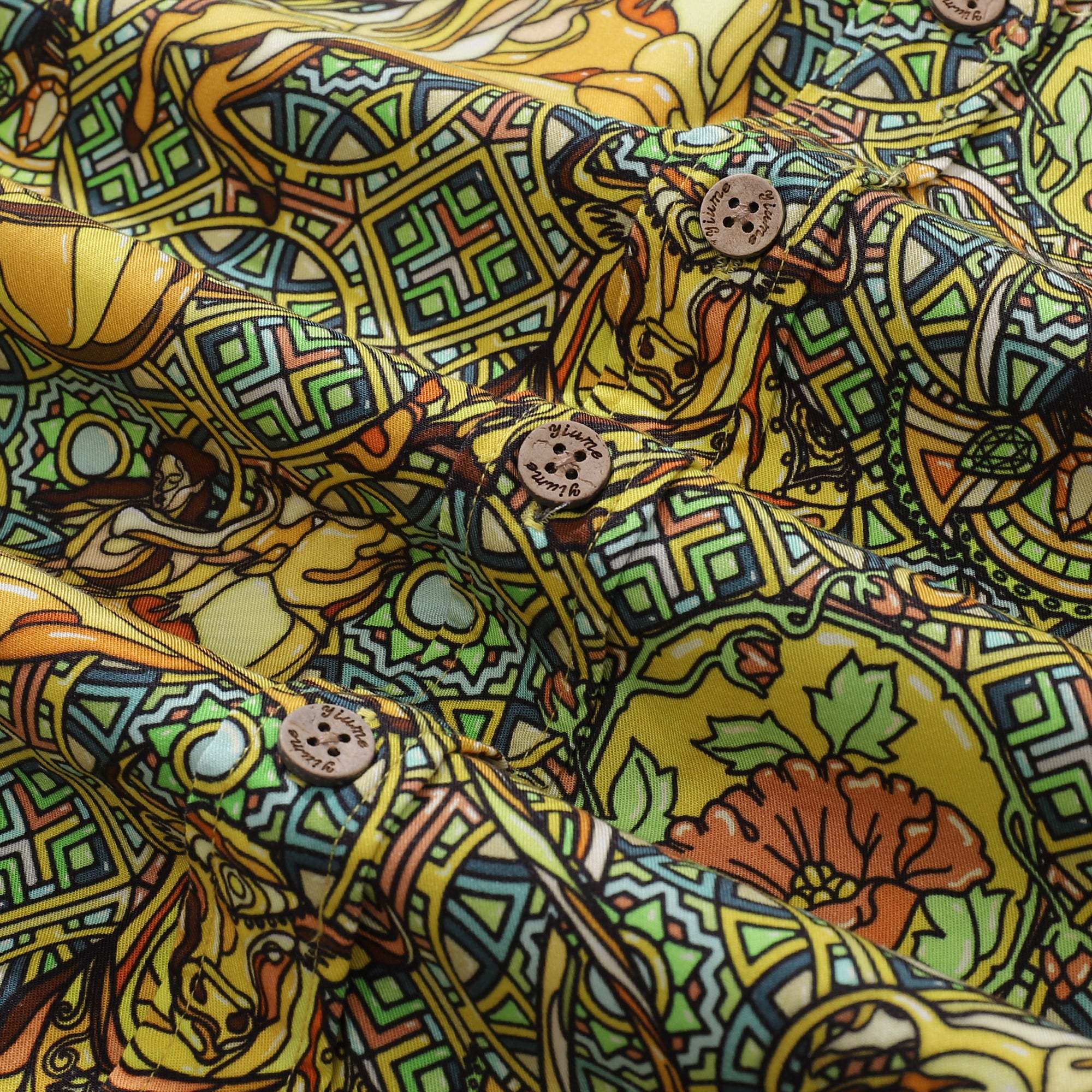 Men's Hawaiian Shirt Taurus Print Tencel™ Button-down Short Sleeve Aloha Shirt The 12 Zodiac Signs By Sun