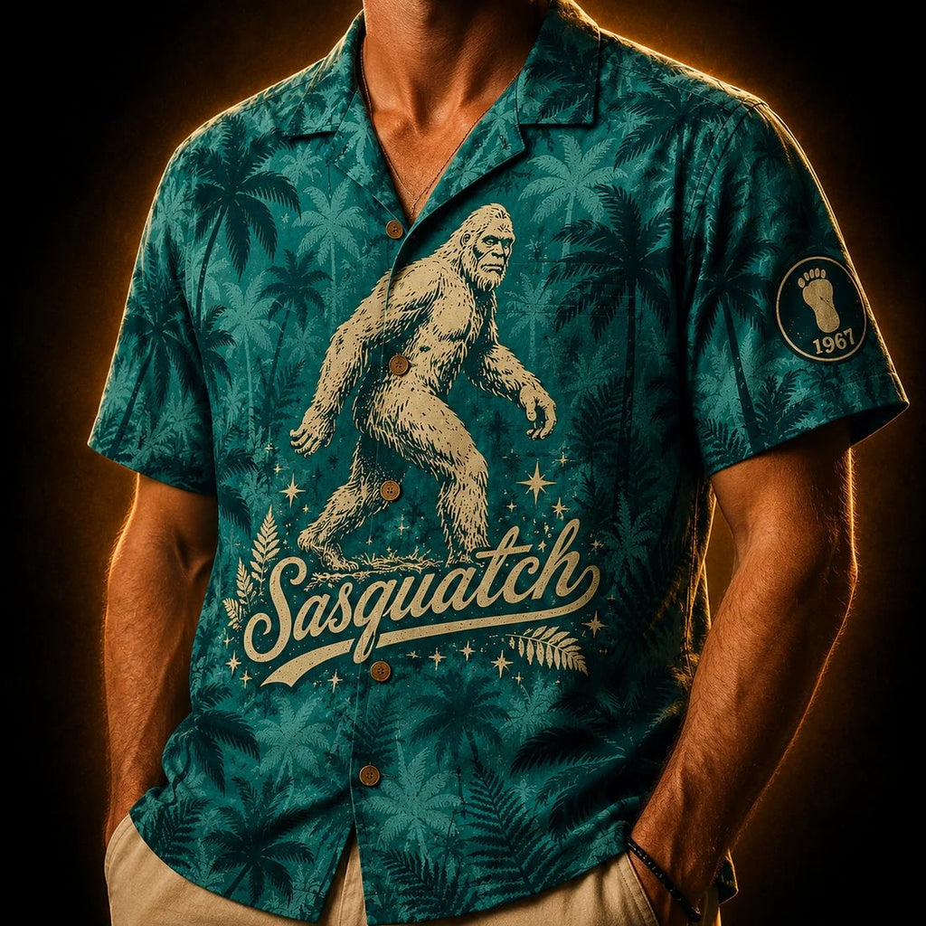 Sasquatch '67 — Pacific Cryptid Hawaiian Shirt