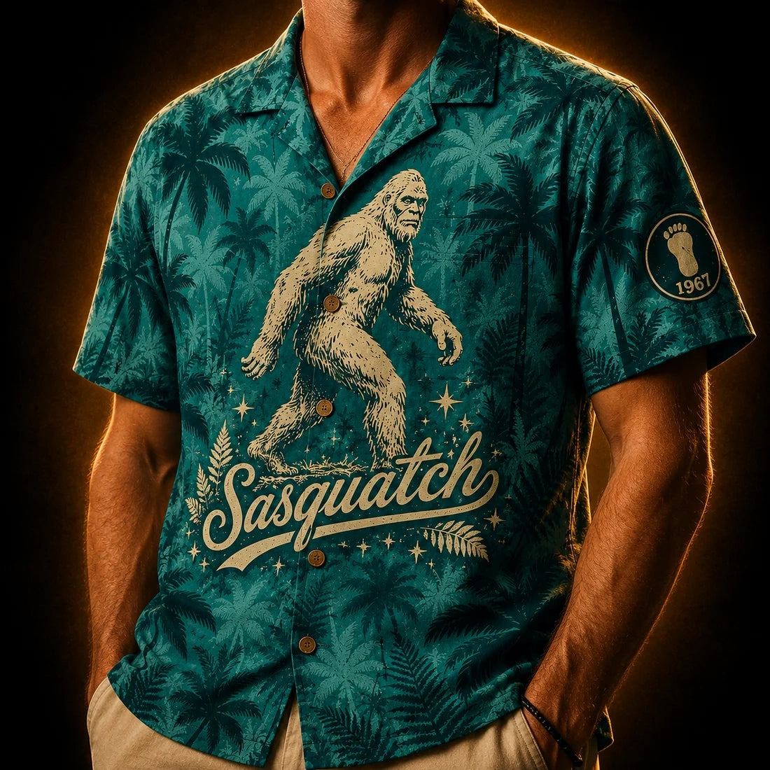Sasquatch '67 — Pacific Cryptid Hawaiian Shirt