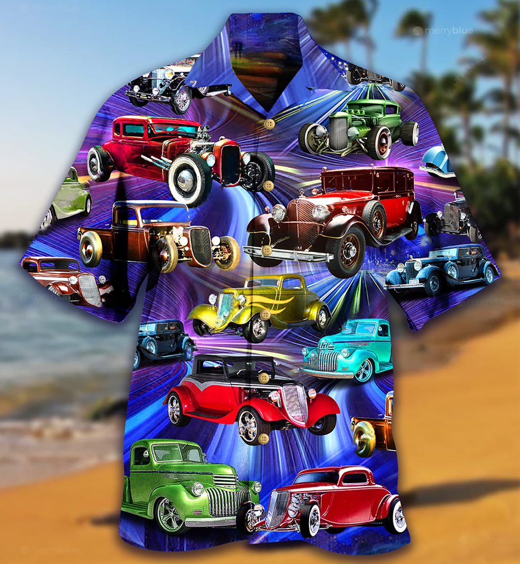Car Green Red To Dream Stunning Style - Hawaiian Shirt