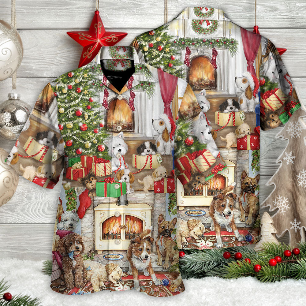 Christmas Dog Lover Merry Lovely Xmas - Hawaiian Shirt