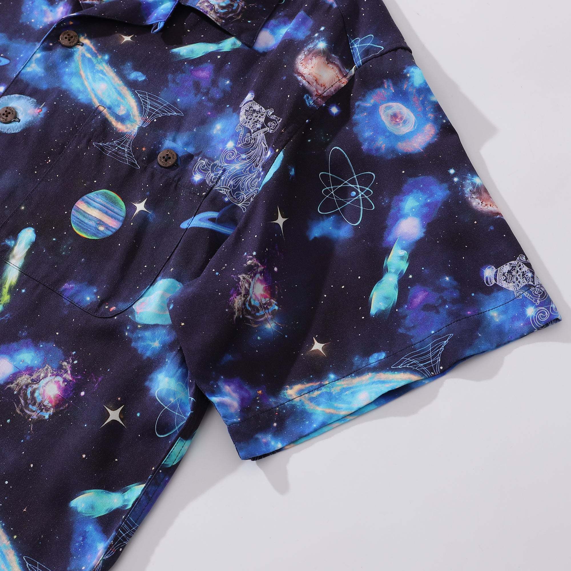 Hawaiian Shirt For Men Aquarius Shirt Camp Collar Tencel™ The 12 Zodiac Signs By Mo