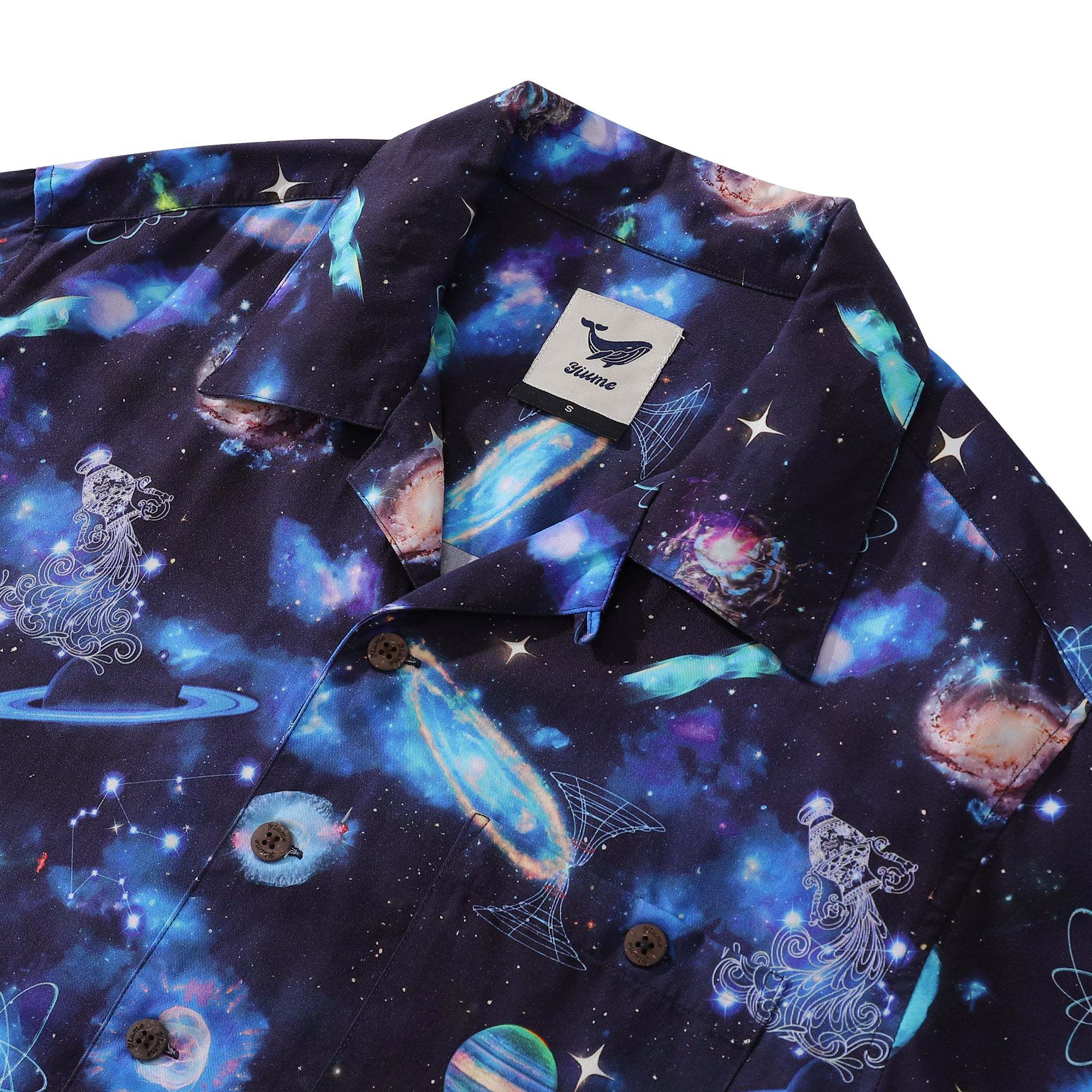 Hawaiian Shirt For Men Aquarius Shirt Camp Collar Tencel™ The 12 Zodiac Signs By Mo
