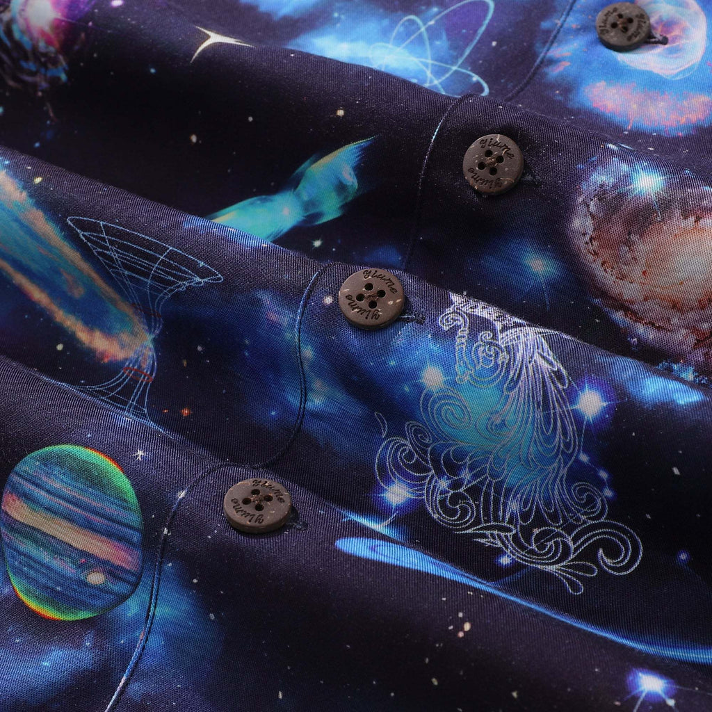 Hawaiian Shirt For Men Aquarius Shirt Camp Collar Tencel™ The 12 Zodiac Signs By Mo
