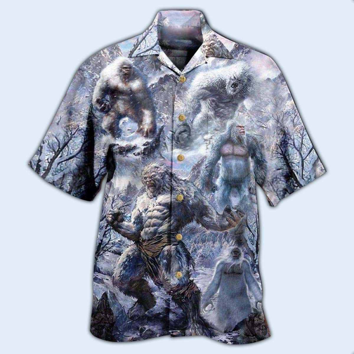Gorilla Animals YetiI Believe - Hawaiian Shirt