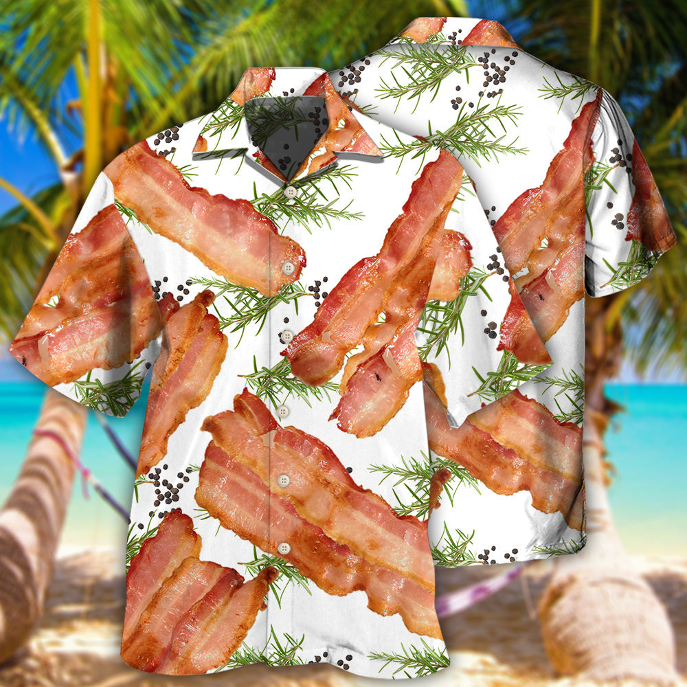 Food Bacon Funny Style - Hawaiian Shirt