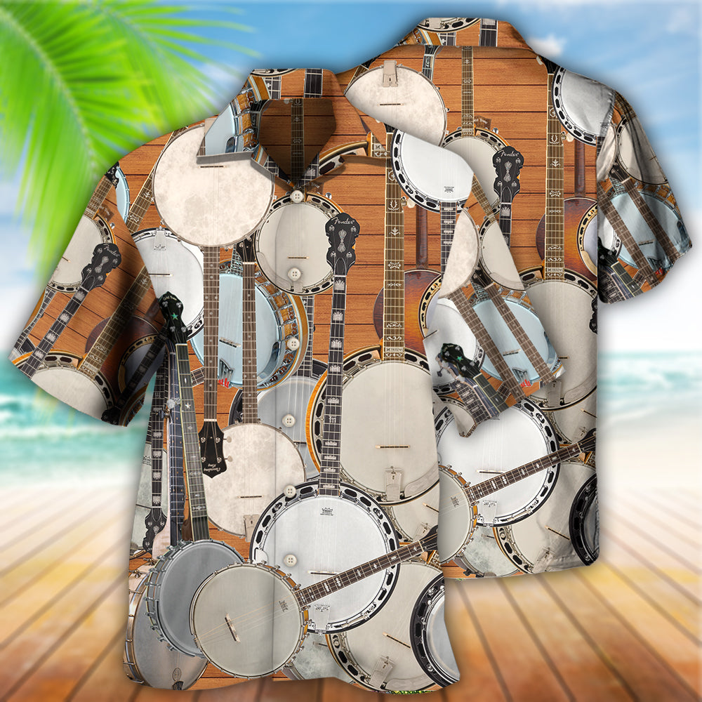 Banjo Music Love Life Style - Hawaiian Shirt
