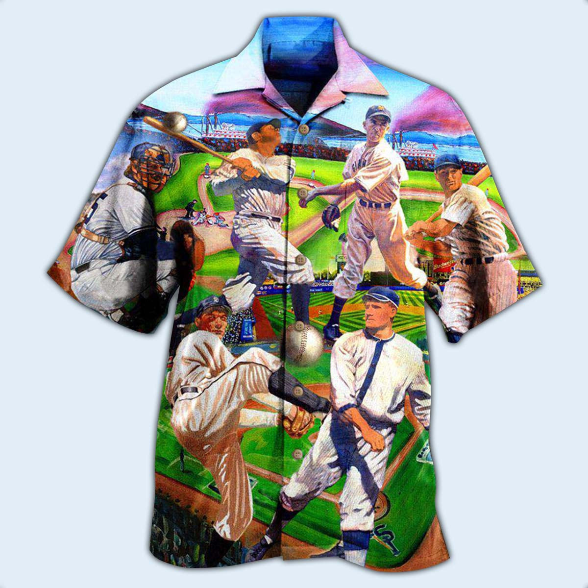 Baseball Vintage Players Your Passion - Hawaiian Shirt