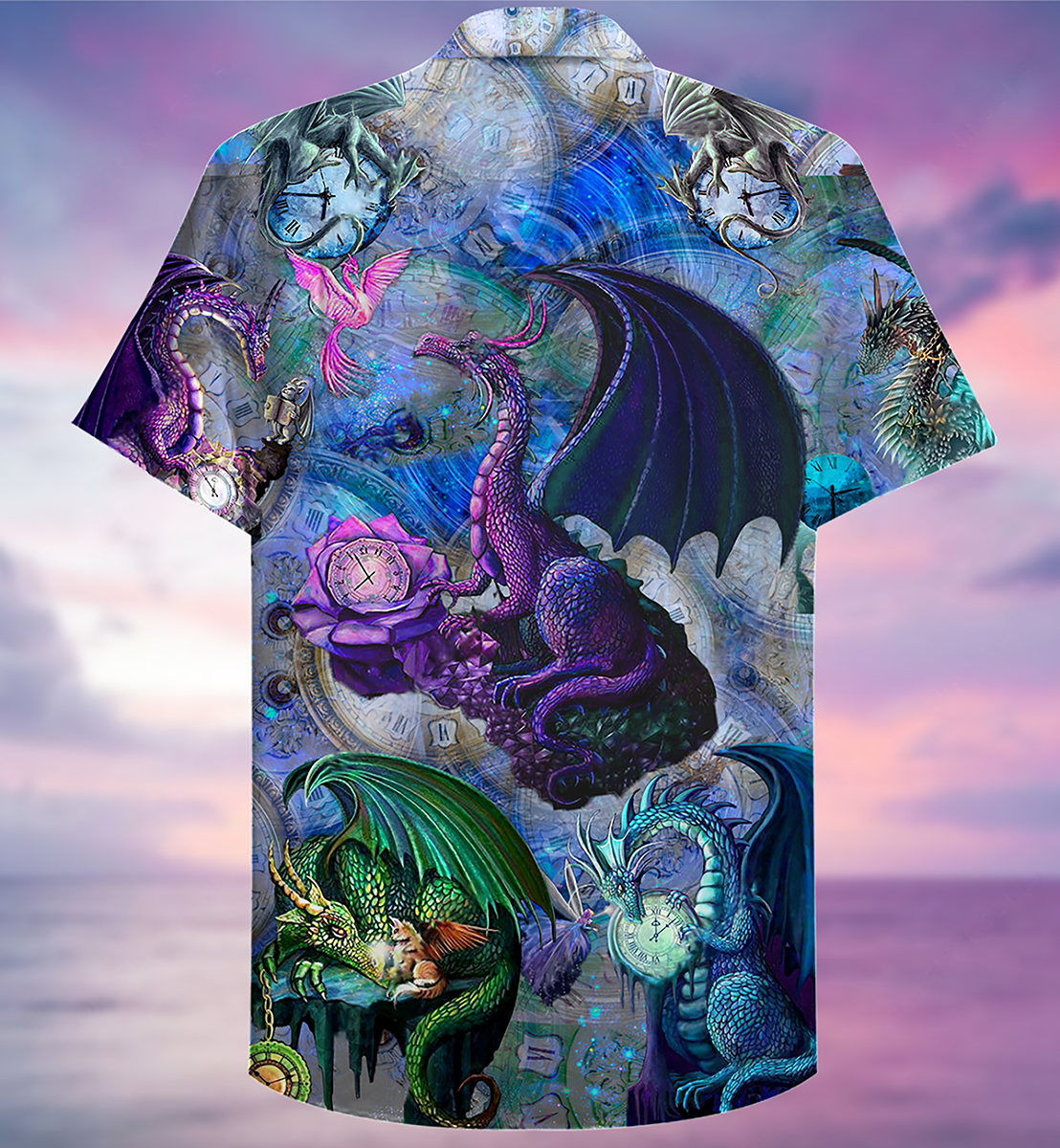 Dragon Love Life Love Timepiece - Hawaiian Shirt
