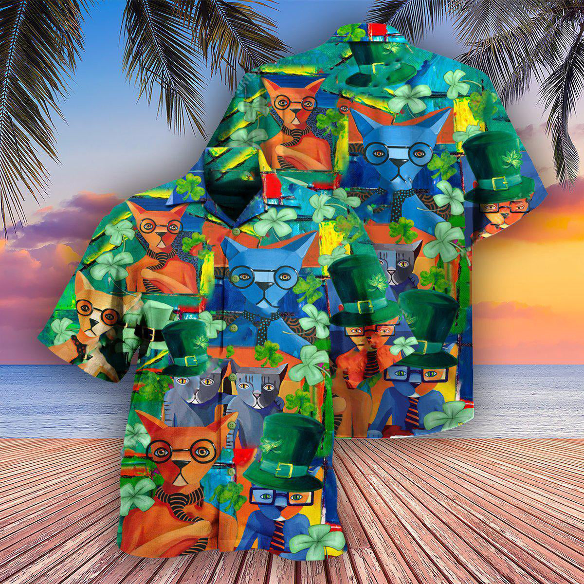 Cat Have A Purrfect Saint Patricks Day - Hawaiian Shirt
