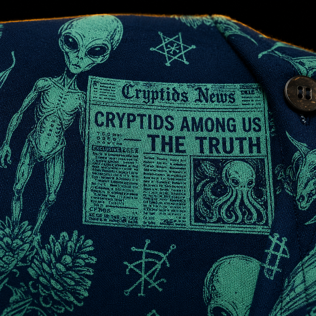 Cryptids Among Us — Paranormal Sightings Hawaiian Shirt