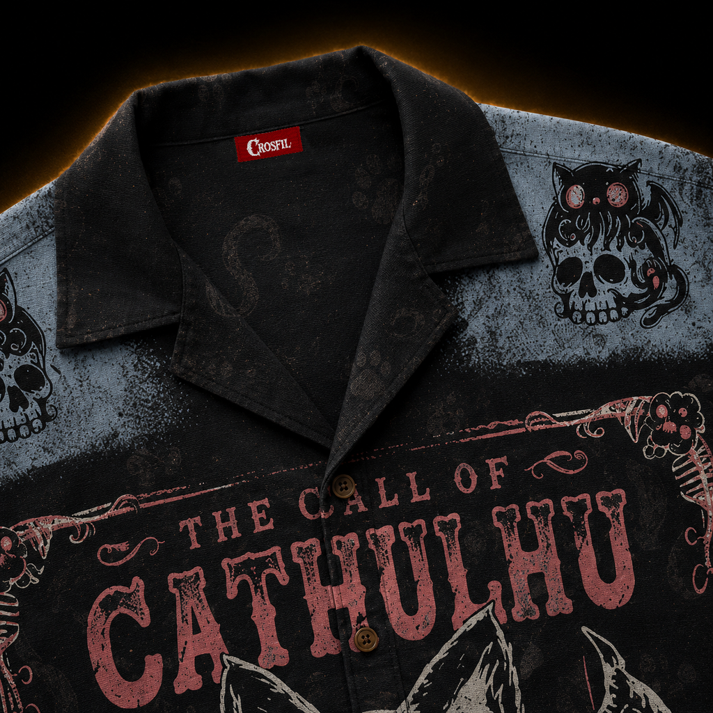 Cathulhu — Nine Lives Not Enough Hawaiian Shirt