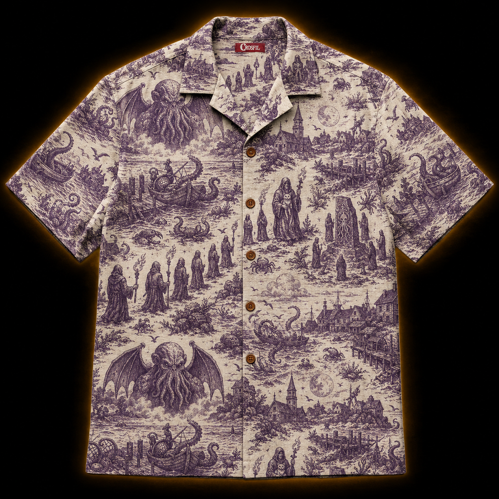 Cult of the Deep Hawaiian Shirt — Cthulhu Cult Toile