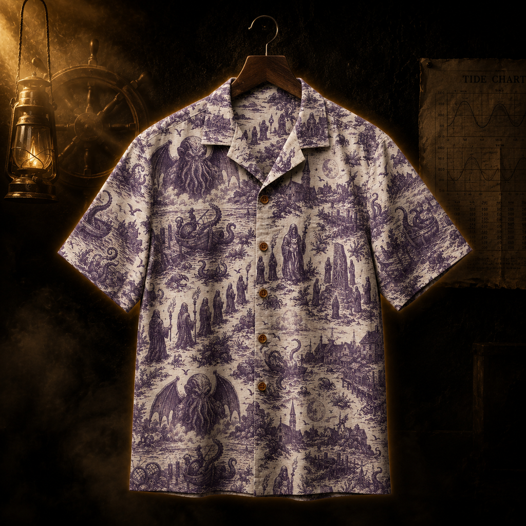 Cult of the Deep Hawaiian Shirt — Cthulhu Cult Toile