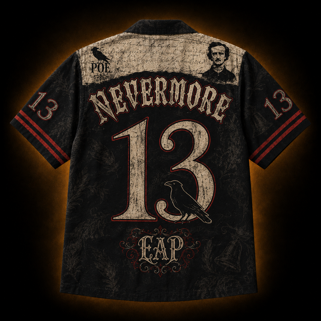 Poe Nevermore — Quoth the Raven Hawaiian Shirt