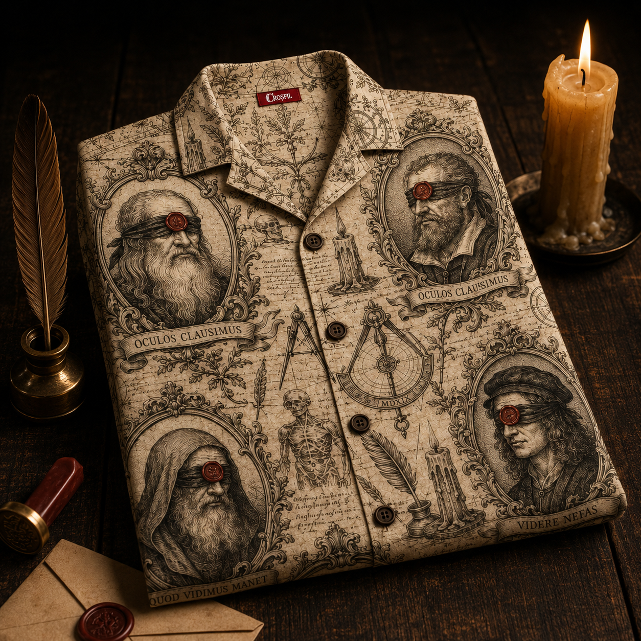 Oculos Clausimus — Blind Masters Hawaiian Shirt
