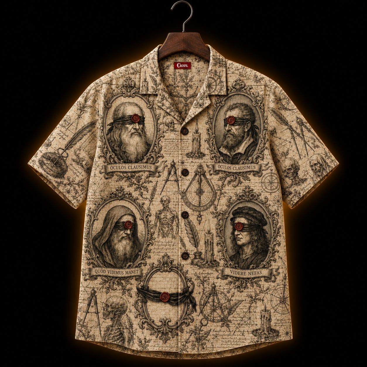 Oculos Clausimus — Blind Masters Hawaiian Shirt