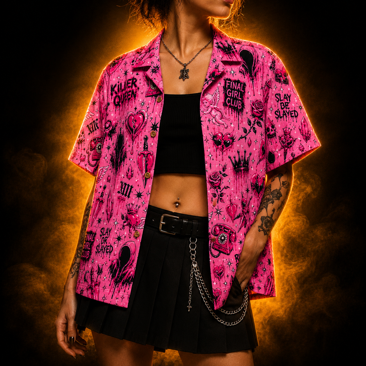 Killer Queen XIII — Final Girl Club Hawaiian Shirt