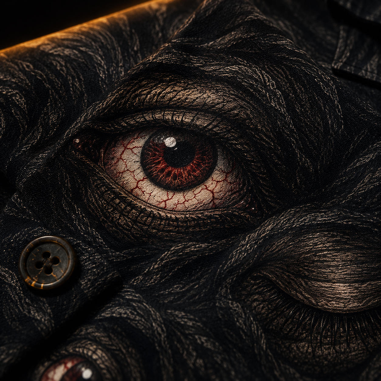 Sleepless — Dark Eyes Horror Hawaiian Shirt