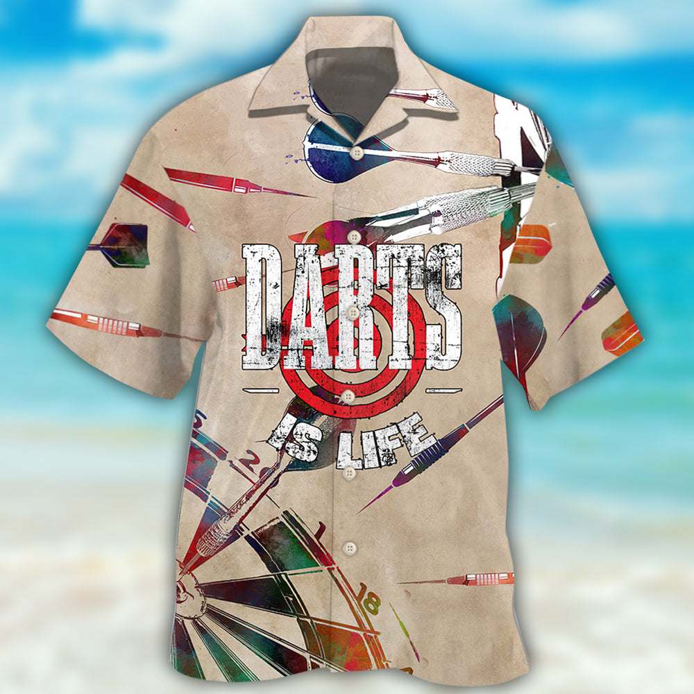 Darts Is Life Vintage - Hawaiian Shirt