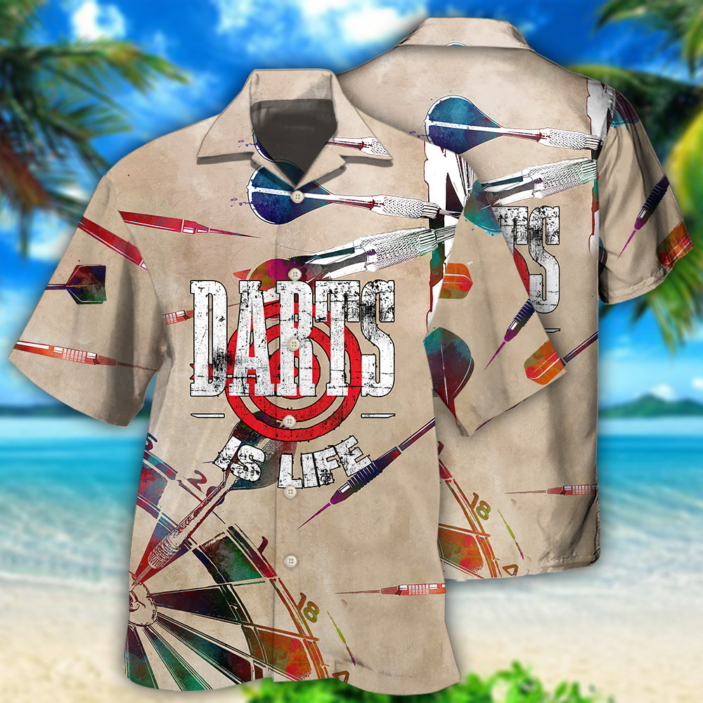Darts Is Life Vintage - Hawaiian Shirt