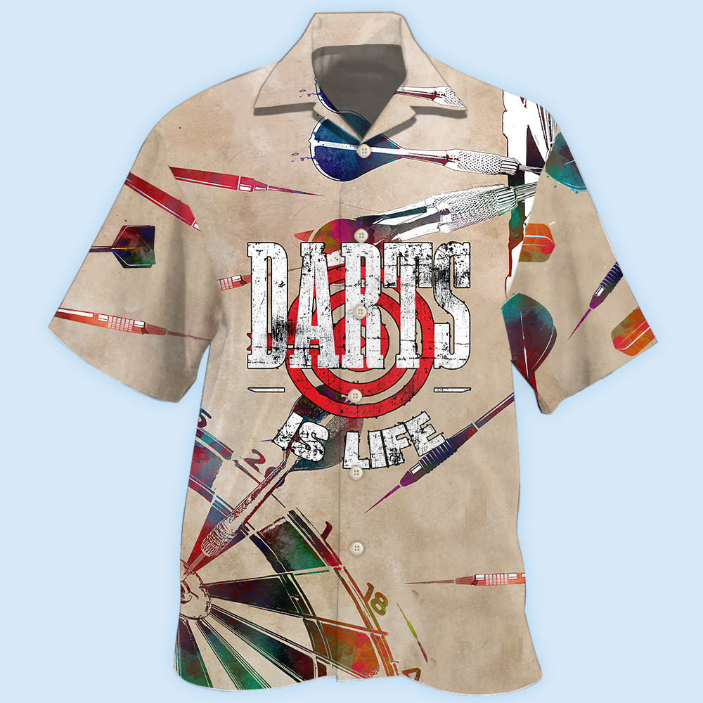 Darts Is Life Vintage - Hawaiian Shirt