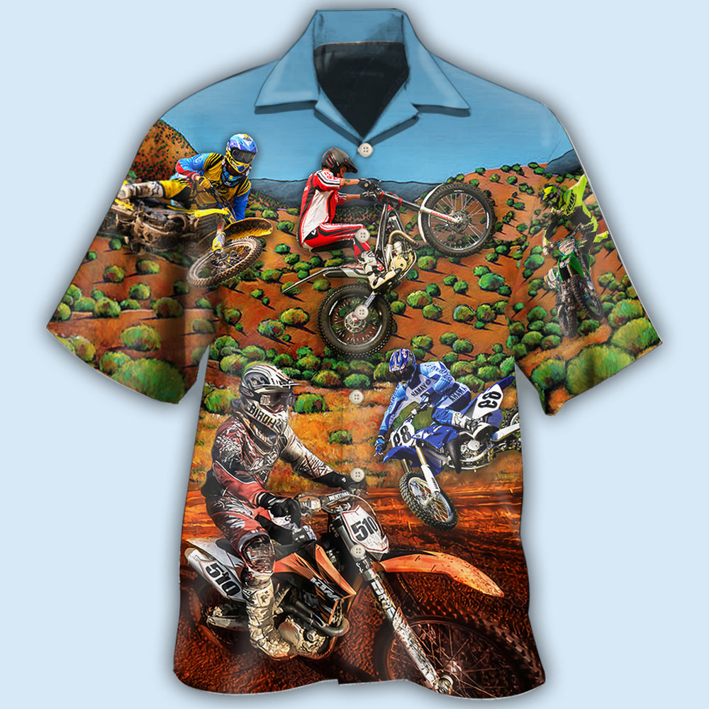 Bike Dirt Bike Cool Style - Hawaiian shirt