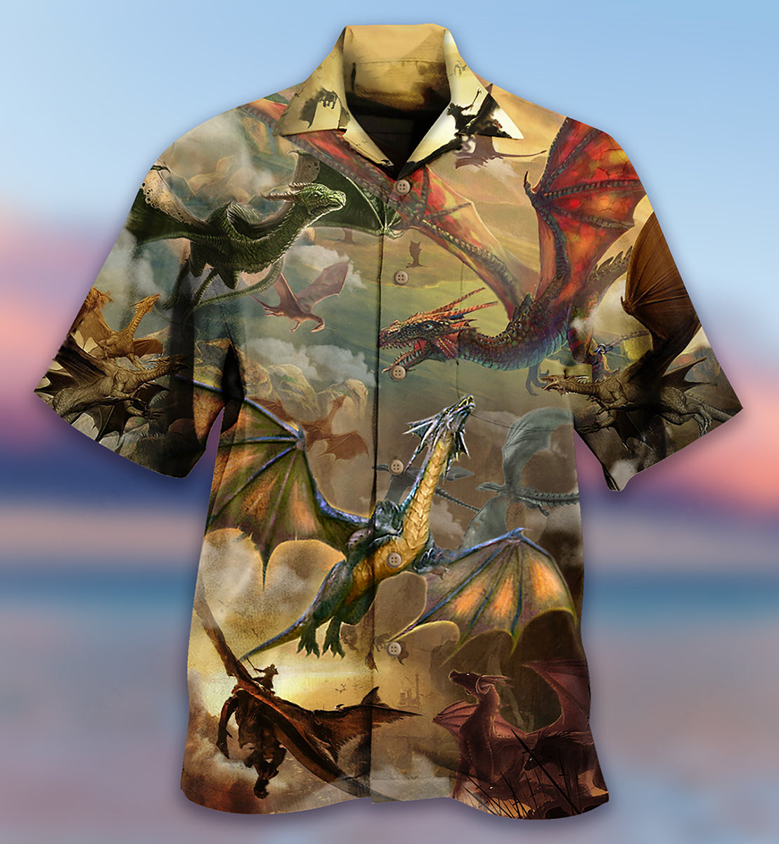Dragon Love Life Fly To The Sky Amazing - Hawaiian Shirt