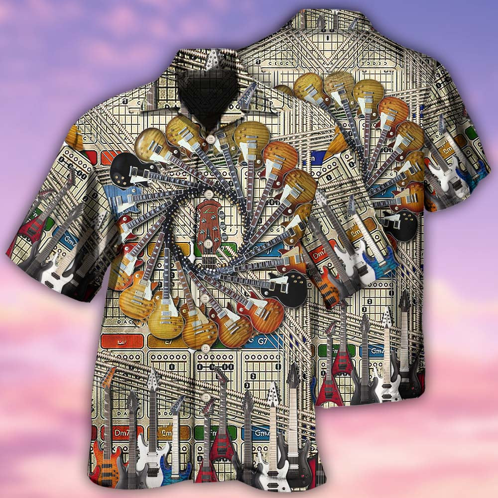 Guitar Cool Vintage Style - Hawaiian Shirt