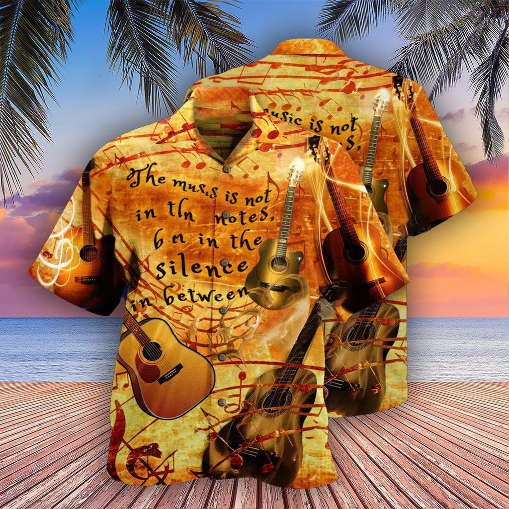 Guitar Vintage The Silence - Hawaiian Shirt