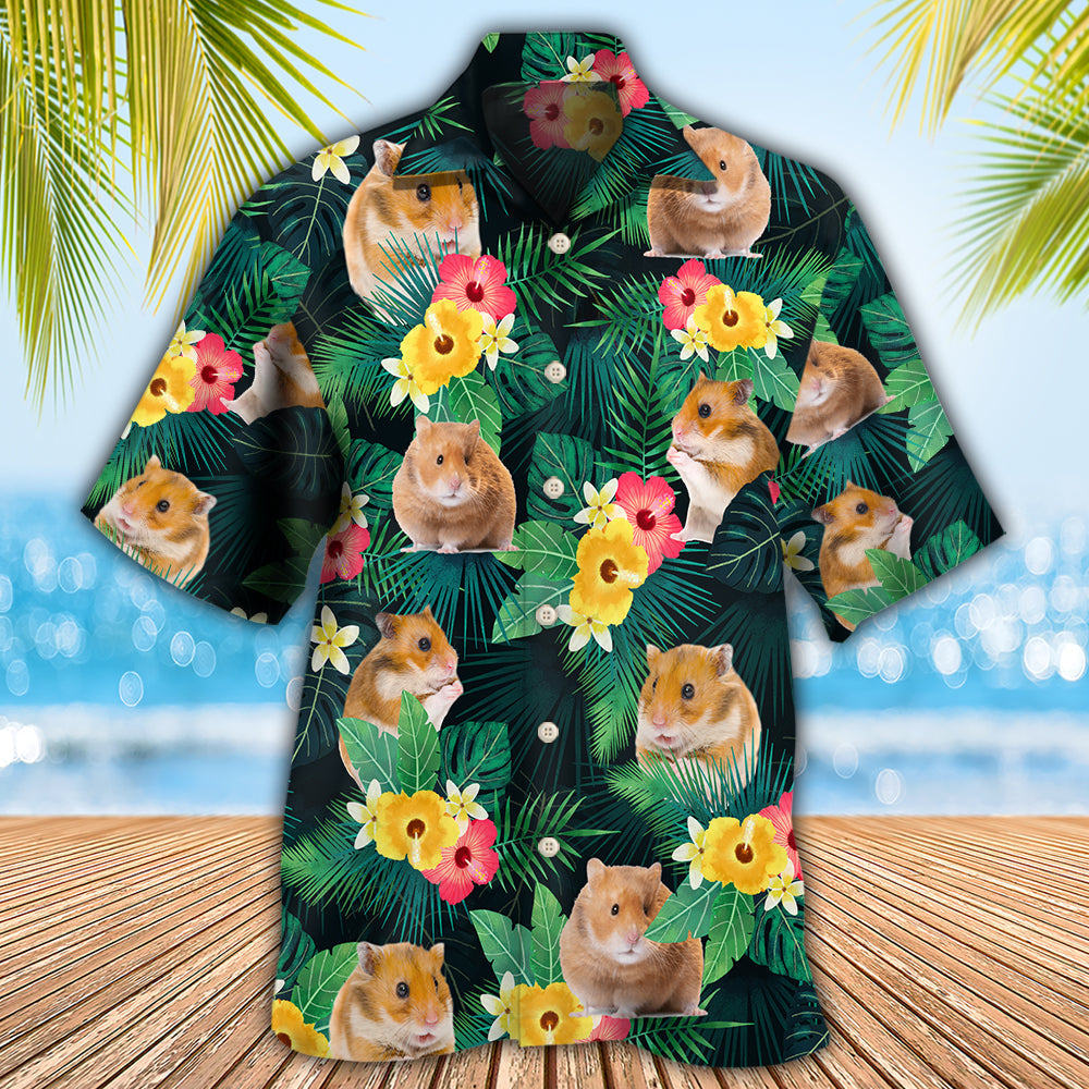 Hamster Tropical Summer Vibes - Hawaiian Shirt