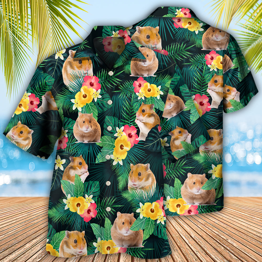 Hamster Tropical Summer Vibes - Hawaiian Shirt
