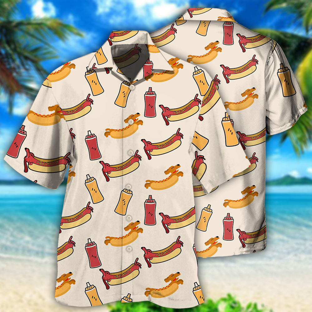 Hot Dog Funny Cool - Hawaiian Shirt