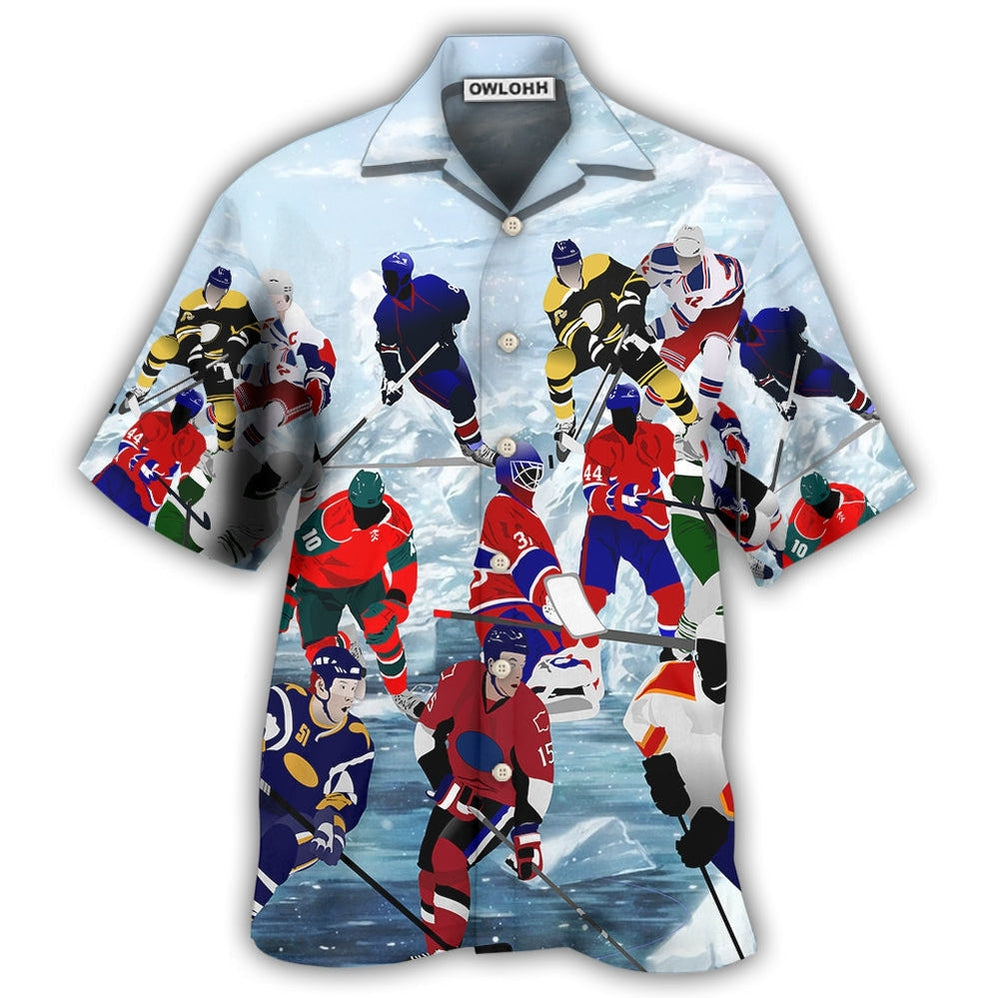Ice Hockey Is My Therapy And My Life - Hawaiian Shirt
