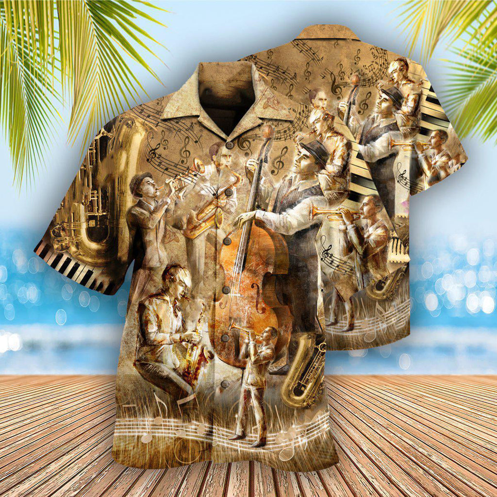 Jazz Music Life Is A Lot Like Jazz Its Best When You Improvise - Hawaiian Shirt