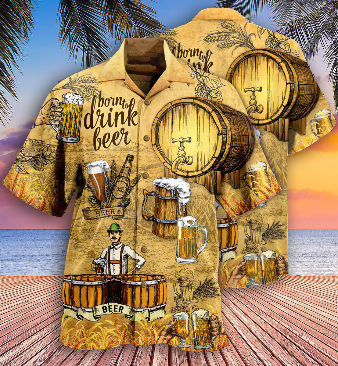 Beer Life Is Better With Beer Bow Drink Beer - Hawaiian Shirt