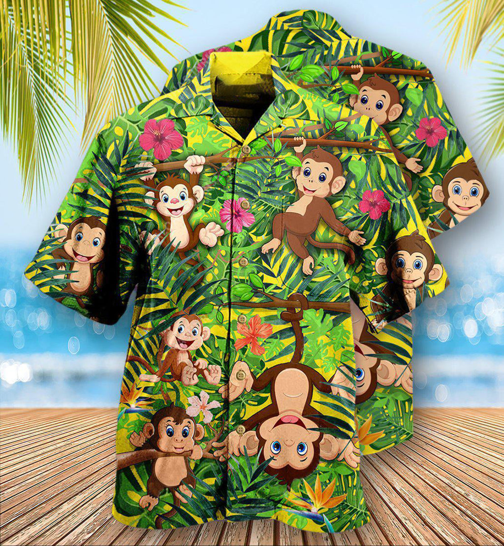 Monkey Animals Are My Spirit - Hawaiian Shirt