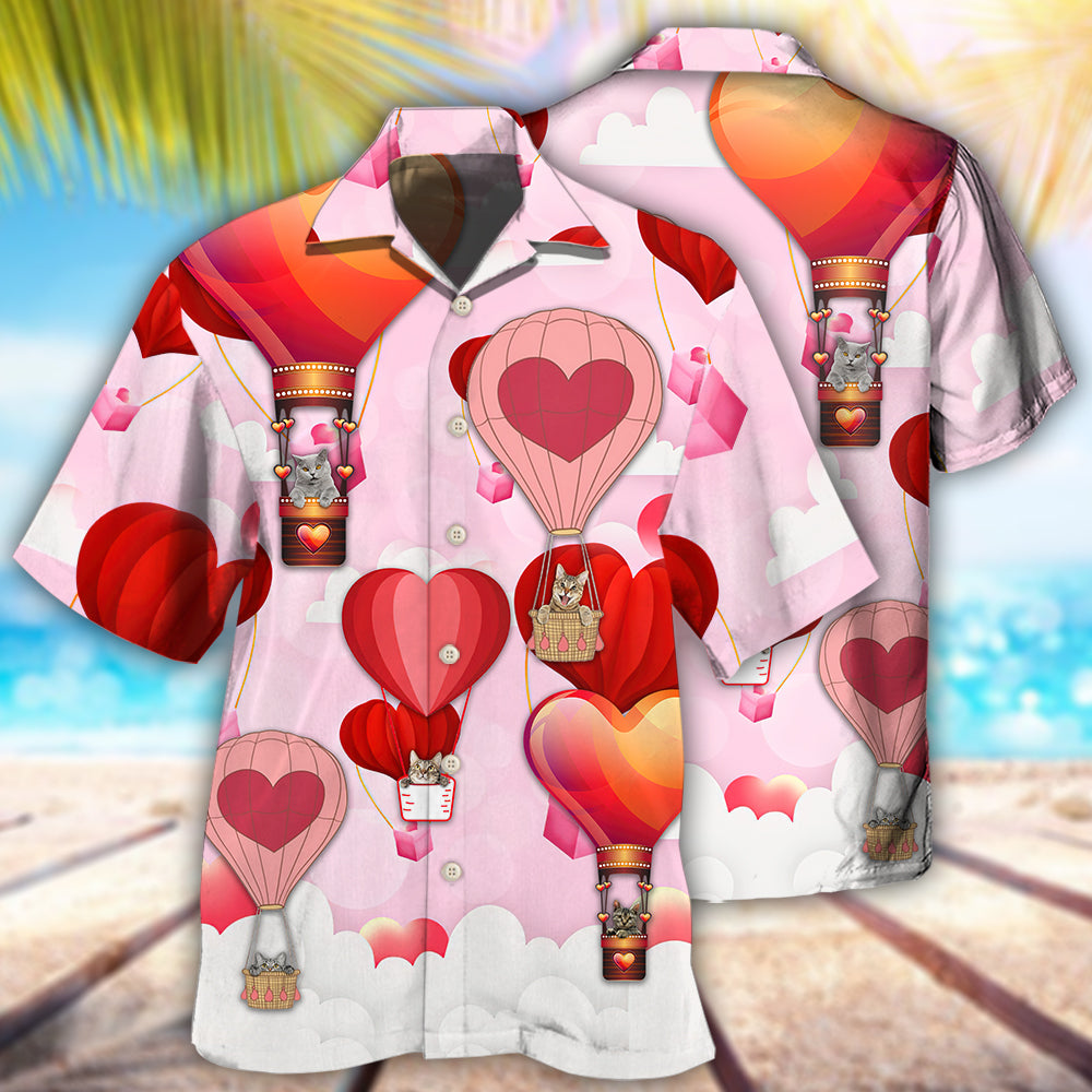 Cat Valentine Play With Air Balloon - Hawaiian Shirt