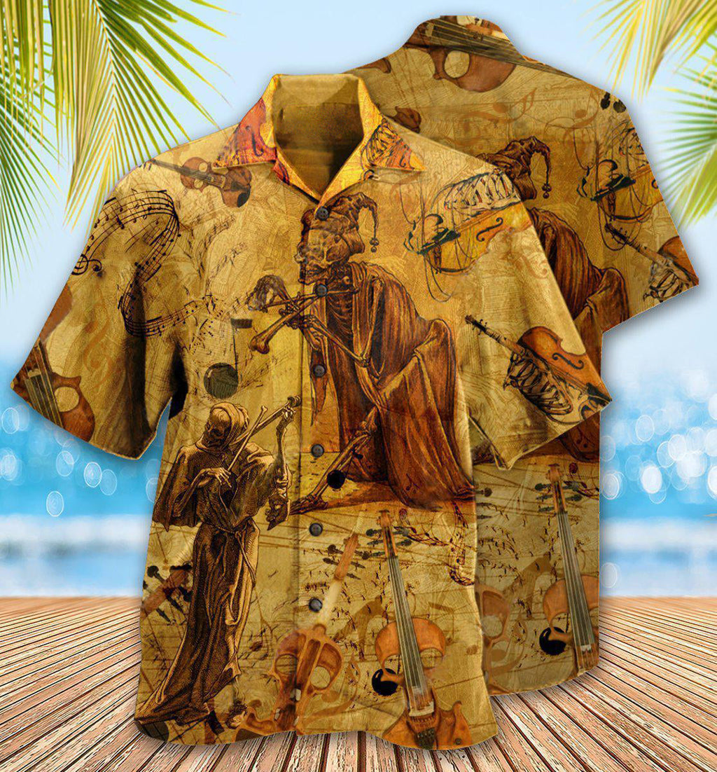 Violin Music Or Fiddle - Hawaiian Shirt