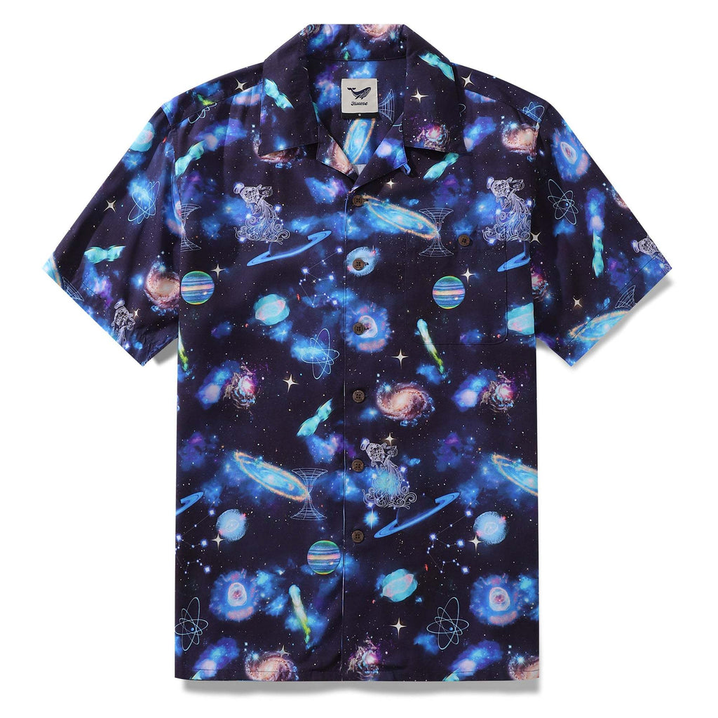 Hawaiian Shirt For Men Aquarius Shirt Camp Collar Tencel™ The 12 Zodiac Signs By Mo