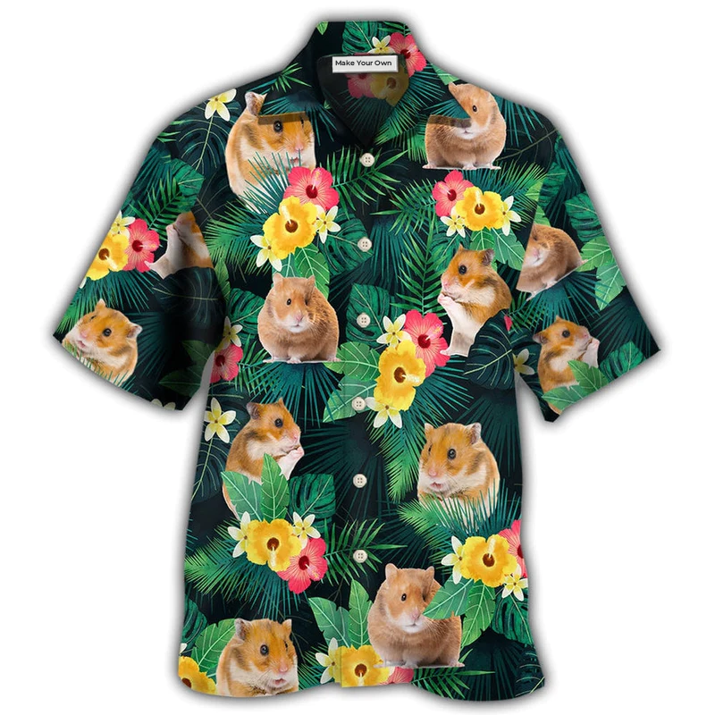 Hamster Tropical Summer Vibes - Hawaiian Shirt