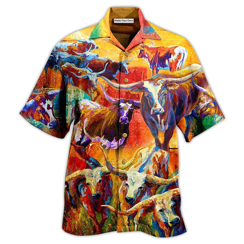 Buffalo Beautiful Painting For Life - Hawaiian Shirt