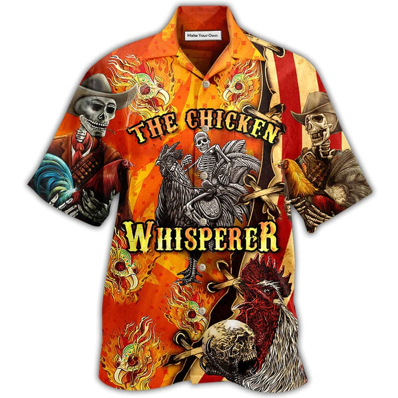 Chicken Fire The Chicken Whisperer - Hawaiian Shirt