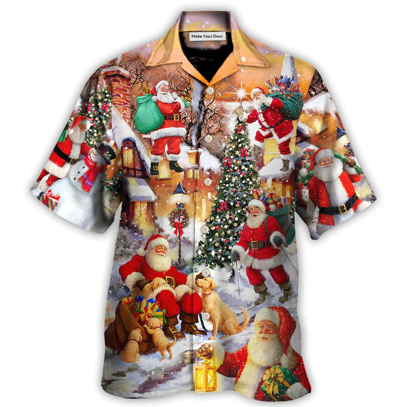 Christmas Santa Claus Story In The Town Gift For Xmas - Hawaiian Shirt