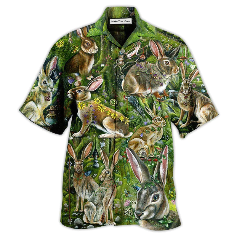 Rabbit Some Bunny Loves You - Hawaiian Shirt