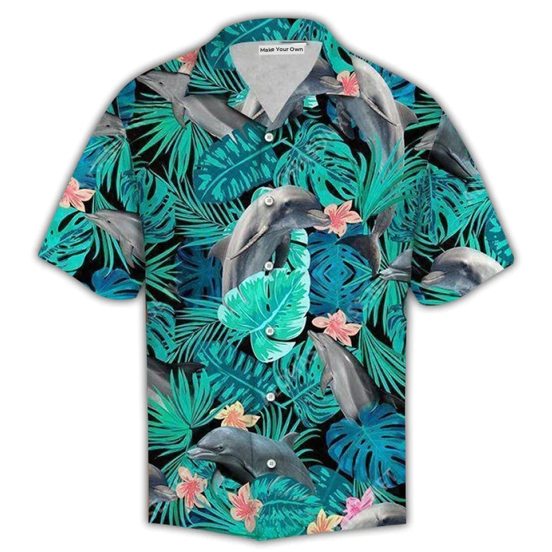 Dolphin Ocean Marine Biology Into The Sea - Hawaiian Shirt