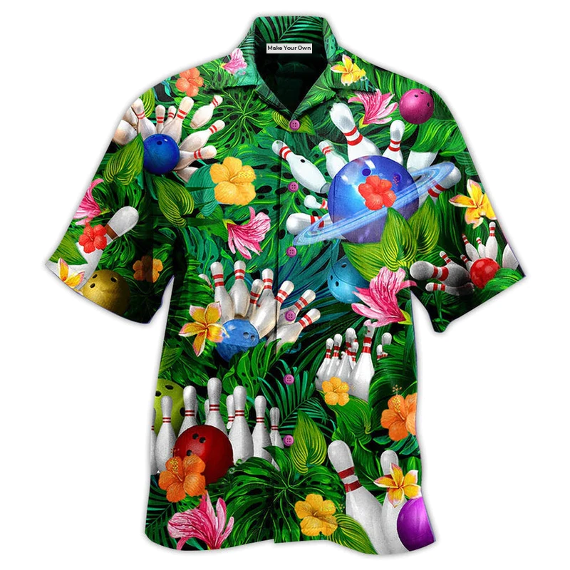 Bowling What Happens At Bowling - Hawaiian Shirt
