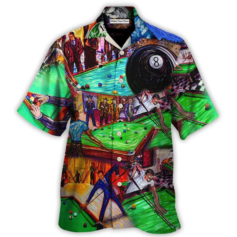 Billiard Rack Em Up I'm So Cool - Hawaiian Shirt
