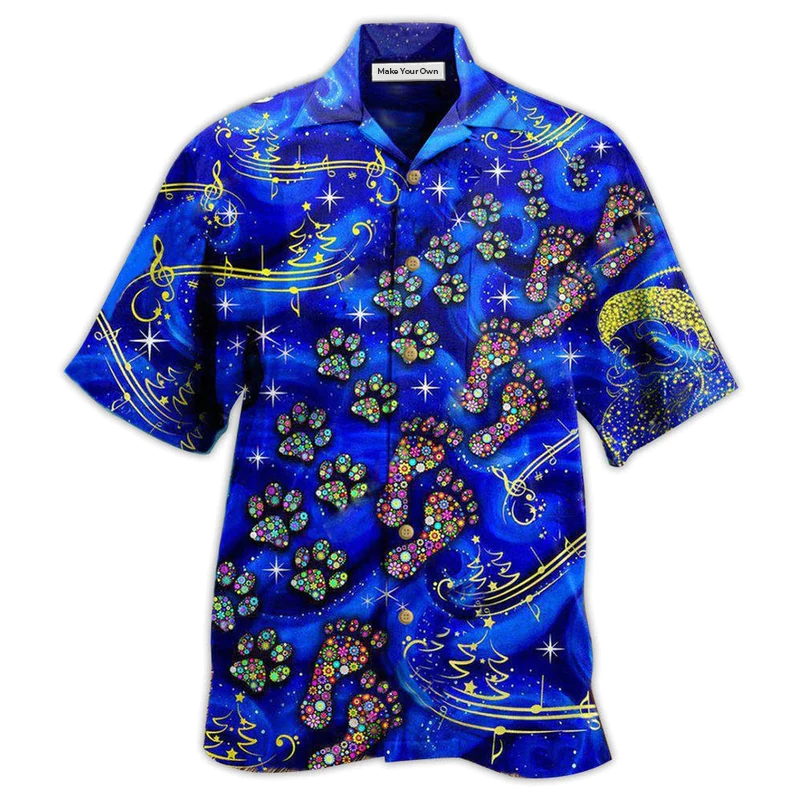 Christmas Never Walk Alone In Blue - Hawaiian Shirt